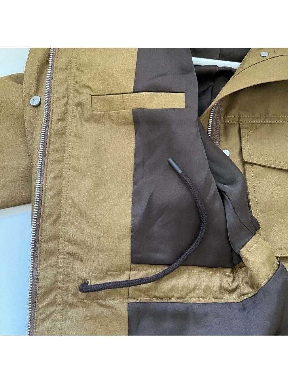 NWOT ZARA COLLECTION Pocket Jacket Water Repellent Barn/Utility Jacket Size M - Picture 14 of 16